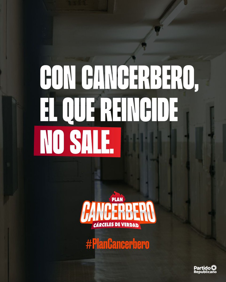 PRChile's tweet image. El #PlanCancerbero no es solo una propuesta. Es una señal. De orden, de carácter, de responsabilidad. Es el punto de inflexión entre un Chile que retrocede y un Chile que decide recuperar el mando. Porque el crimen no se combate desde la resignación. Se combate con
decisión. Y…