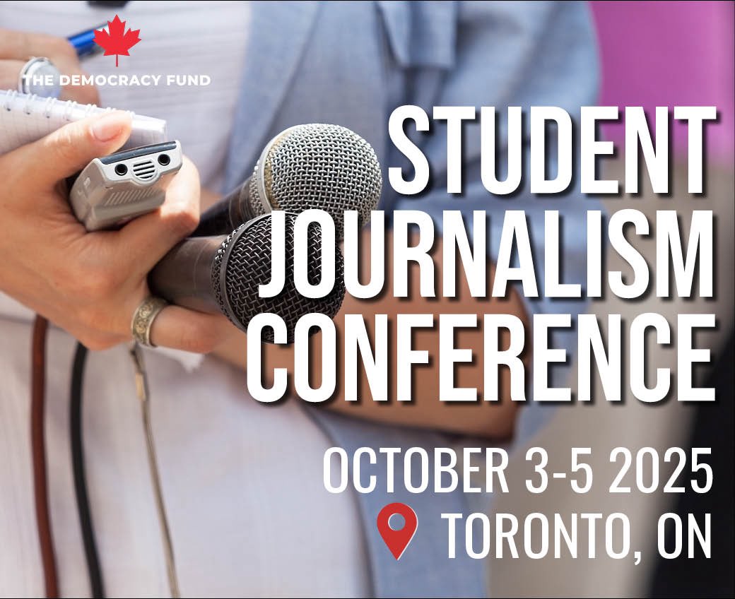 This conference offers not only a valuable learning experience but also serves as a job fair where attendees can network and engage with prominent journalists and Canadian news outlets, paving the way for future career opportunities.

Apply here to attend: thedemocracyfund.ca/journalism_fel…