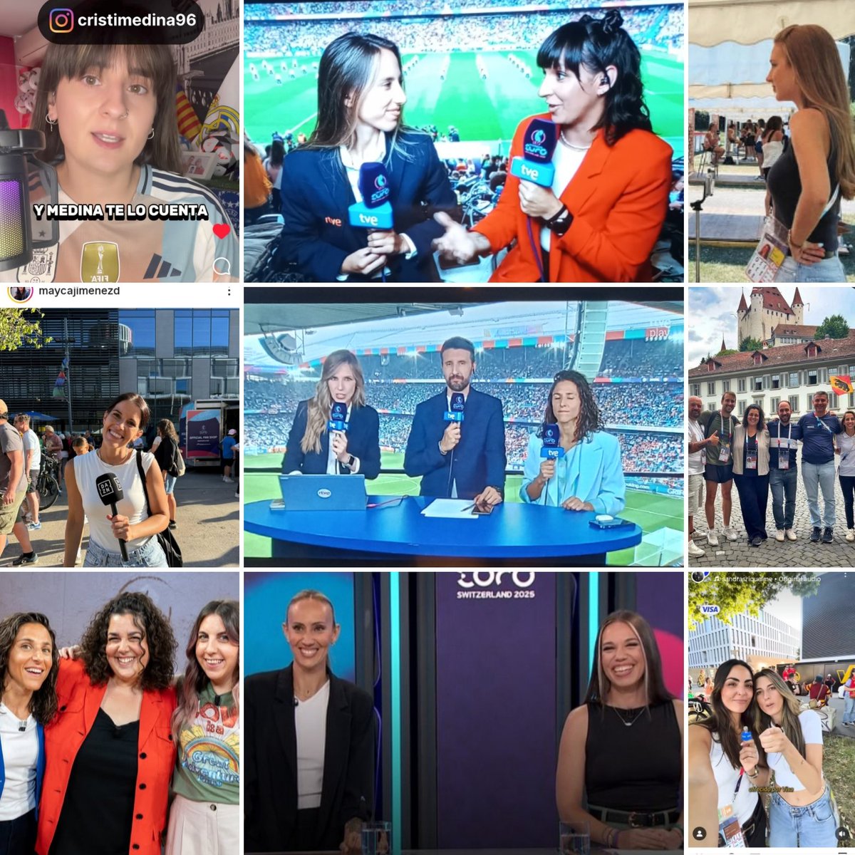 Milagros López (@milamans) on Twitter photo En esta Eurocopa hay otros campeones (a veces en la sombra, otras no tanto) gracias a los que nuestra <a href="/SEFutbolFem/">Selección Española Femenina de Fútbol</a> se nos ha hecho grande y cercana, que han contribuido a construir el sueño colectivo con sus historias, directos, reportajes, newsletters... Gracias 🫶🏻, periodistas En esta Eurocopa hay otros campeones (a veces en la sombra, otras no tanto) gracias a los que nuestra <a href="/SEFutbolFem/">Selección Española Femenina de Fútbol</a> se nos ha hecho grande y cercana, que han contribuido a construir el sueño colectivo con sus historias, directos, reportajes, newsletters... Gracias 🫶🏻, periodistas