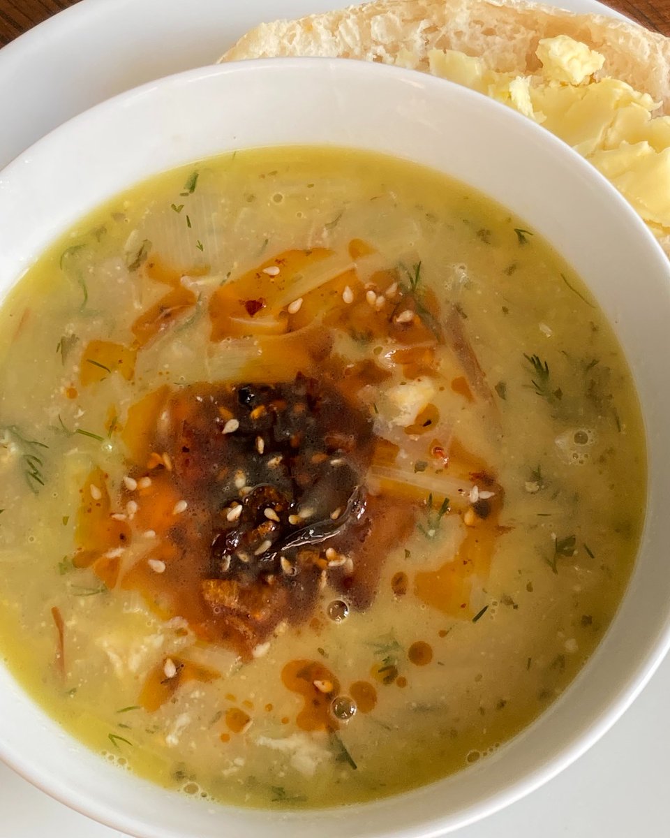 This soup is cawlled “Oh Look, There’s A Tin Of Beans In the Cupboard”
.

(Extra points for a Welsh pun)