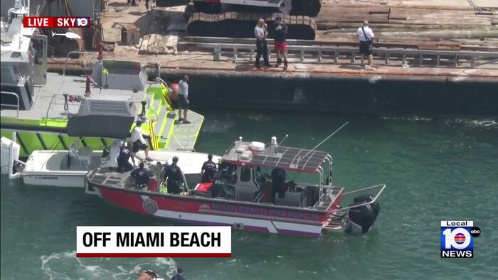 tecas2000's tweet image. A sailboat sank in Biscayne Bay near Hibiscus Island off Miami Beach, Florida, prompting a large-scale rescue operation.
The incident occurred just before noon, reportedly after the sailboat collided with a barge.
Initial reports indicated that five children were missing, that…