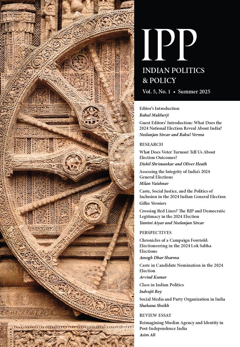 CarnegieDCG's tweet image. 🆕| In recent years, there is growing concern that the integrity of electoral processes in India has atrophied. 

@MilanV examines the emerging threats to India&apos;s electoral integrity in his latest for @PolicyStudies&apos;s &quot;India Politics and Policy&quot;👇
ippjournal.org/assessing-the-…