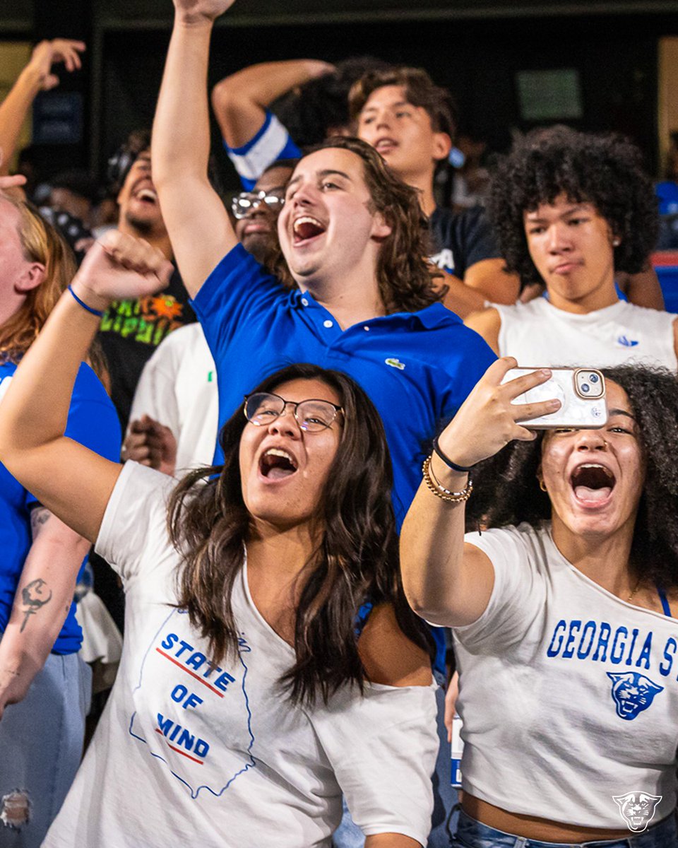 Come party with us! 🎉

Only 40 days until our home opener against Memphis! Secure your tickets now. All student tickets are free!
🎟️ Public: gsutix.com
🎟️ Students (FREE): bit.ly/46wyao6

#LightItBlue | #NewAtlanta