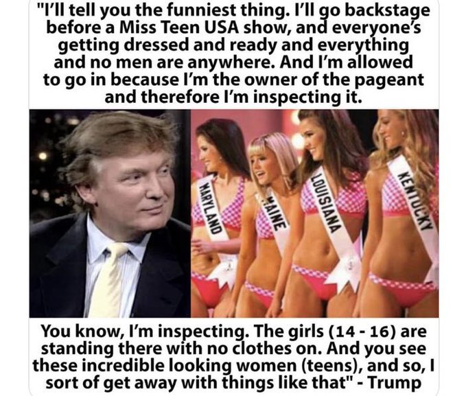 CJ_Feher's tweet image. #PedoPresident Must be talking about this guy. What kind of NYC real estate developer best friend of Jeffrey Epstein buys a TEEN modeling agency and a TEEN beauty pageant?