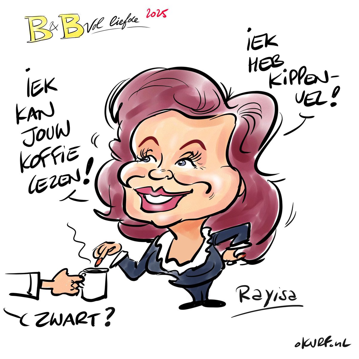 johnkurf's tweet photo. #benbvolliefde #benbvolliefde2025 met #karikatuur #rayisa #illya https://t.co/jFg36Qipl7