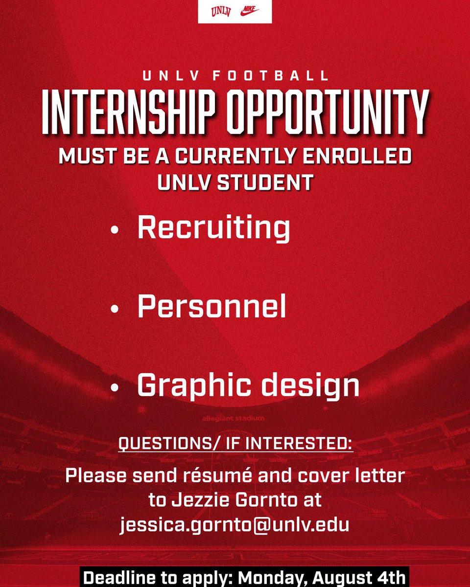 🚨INTERNSHIP OPPORTUNITES🚨

Must be a <a href="/unlv/">UNLV</a> student. More details below⬇️