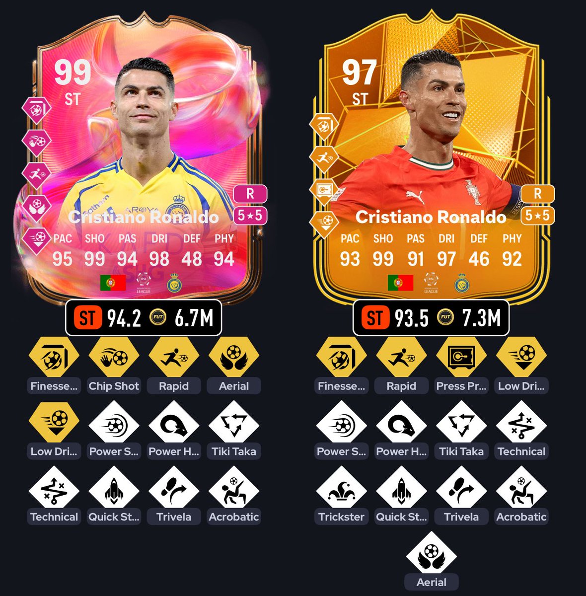 FIFAQ8_'s tweet image. عطوني رايكم عن اللي بالصورة؟ 🤔
الندرة سبب قوي بصراحة حتى مع ان قد نزل اكثر من تحدي يضمن لك الحدث حقه 🤝