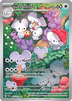 tofuujin's tweet image. all of the maushold cards are always so cute . .