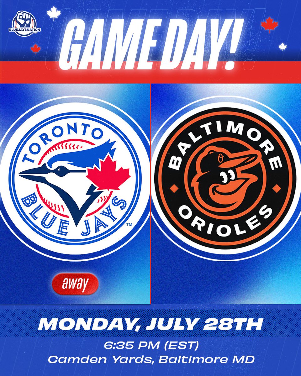 thejaysnation's tweet image. The Blue Jays kick off a four game series tonight against the Baltimore Orioles!
