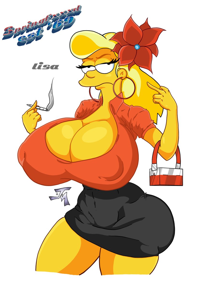 "Heir of the Donut Empire....."  #FanArt #SimpsonsNSFW #SimpsonsLisa #NSFWArt