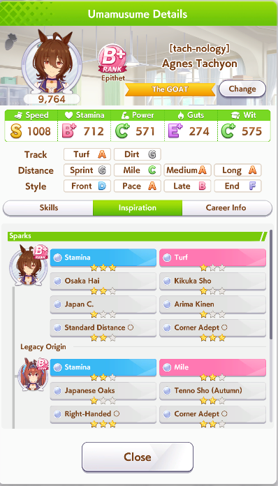 TheAkaneTsuki's tweet image. Finally got my first 3* stam for an 8stam total. Now I just need to pray for a 9*.