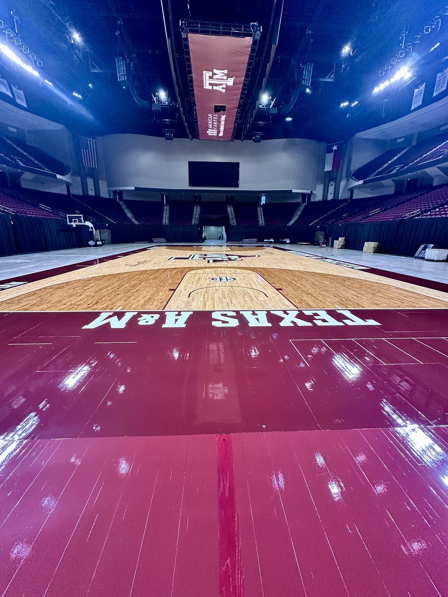 Texas A&M Facilities and Operations (@aggiefacilities) on Twitter photo Took advantage of some downtime between camps and volleyball season starting to get our basketball hardwood floor at Reed Arena screened and recoated! Thank you <a href="/QHFsports/">QHF Sports</a> for taking care of the process for us! #FacOps Took advantage of some downtime between camps and volleyball season starting to get our basketball hardwood floor at Reed Arena screened and recoated! Thank you <a href="/QHFsports/">QHF Sports</a> for taking care of the process for us! #FacOps
