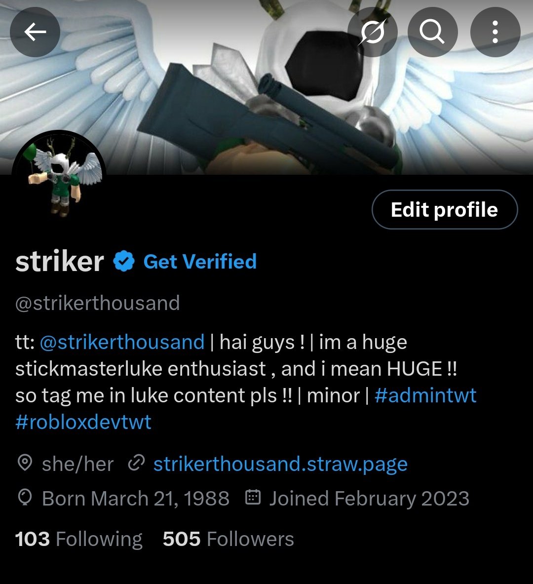 strikerthousand's tweet image. and im goin back to 505