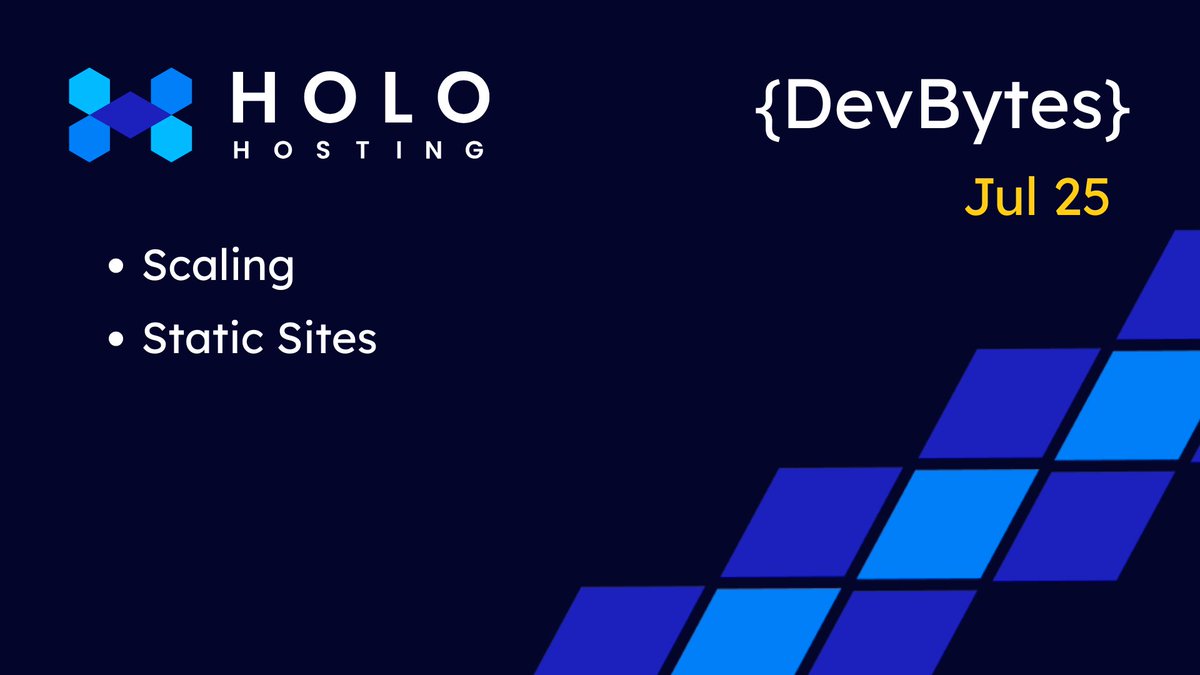 H_O_L_O_'s tweet image. 🚧 Latest {Dev Bytes} is here! Here&apos;s what we&apos;ve been building:

✅Preparing the network to scale: HoloPort expansion on Allograph.

✅Static Site Hosting dev is underway.

✅Strengthening network robustness for varied HoloPort hardware.

#Holo #DevBytes #Web3 #StaticSites