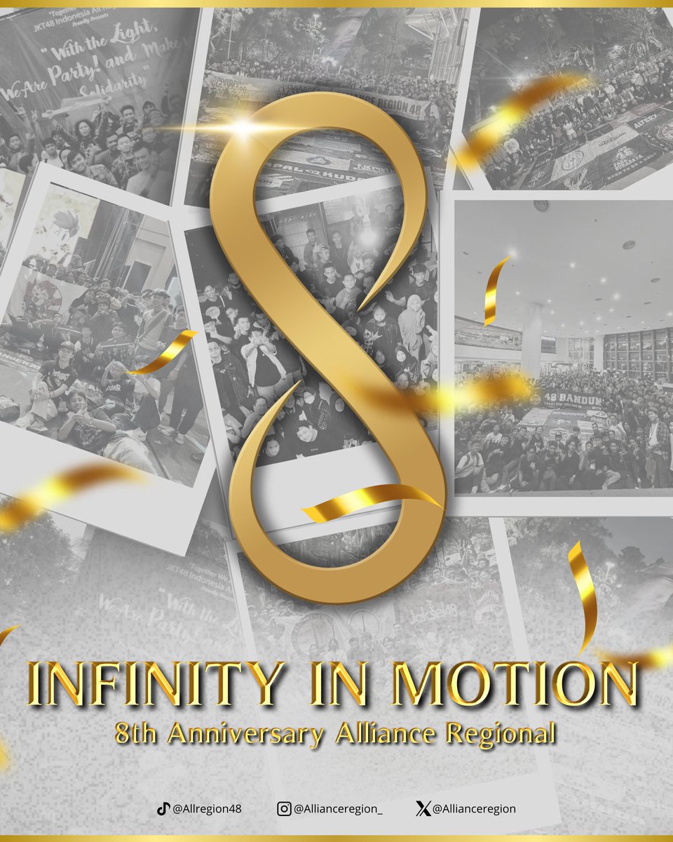 8 tahun bukan sekadar angka, itu adalah bukti bahwa kami terus melangkah tanpa henti, menjelajahi batas, menembus ruang dan waktu. 

Infinity in Motion bukan hanya tema, tapi representasi dari energi, komitmen, dan perjalanan kolektif kami yang terus hidup, berkembang, dan