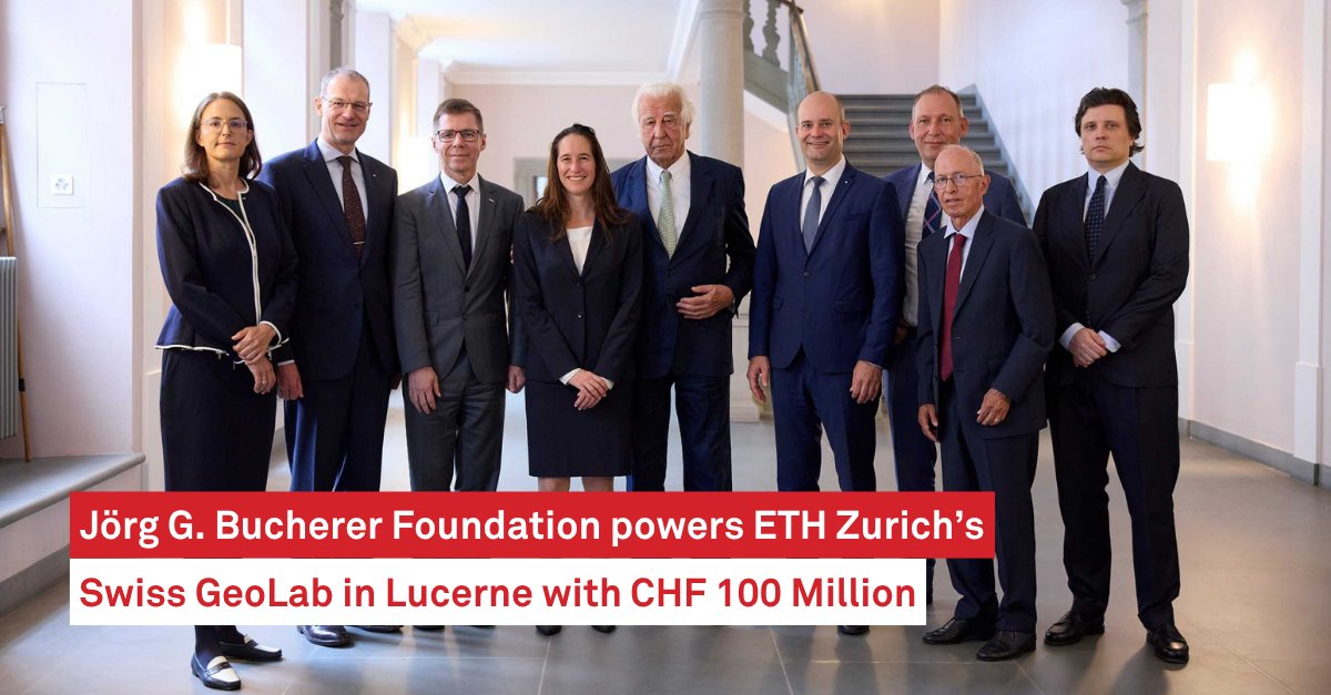 Swiss Business Hub USA (@sbh_usa) on Twitter photo 🚀 Big news for #SwissInnovation! The Jörg G. Bucherer Foundation is donating CHF 100M to <a href="/ETH/">ETH Zürich</a> Zürich to launch the ETH Swiss GeoLab in Lucerne. Opening 2027, the lab will use AI & satellite data to tackle disasters, boost agri-tech & more! 🌍🛰️
s-ge.com/en/article/new… 🚀 Big news for #SwissInnovation! The Jörg G. Bucherer Foundation is donating CHF 100M to <a href="/ETH/">ETH Zürich</a> Zürich to launch the ETH Swiss GeoLab in Lucerne. Opening 2027, the lab will use AI & satellite data to tackle disasters, boost agri-tech & more! 🌍🛰️
s-ge.com/en/article/new…