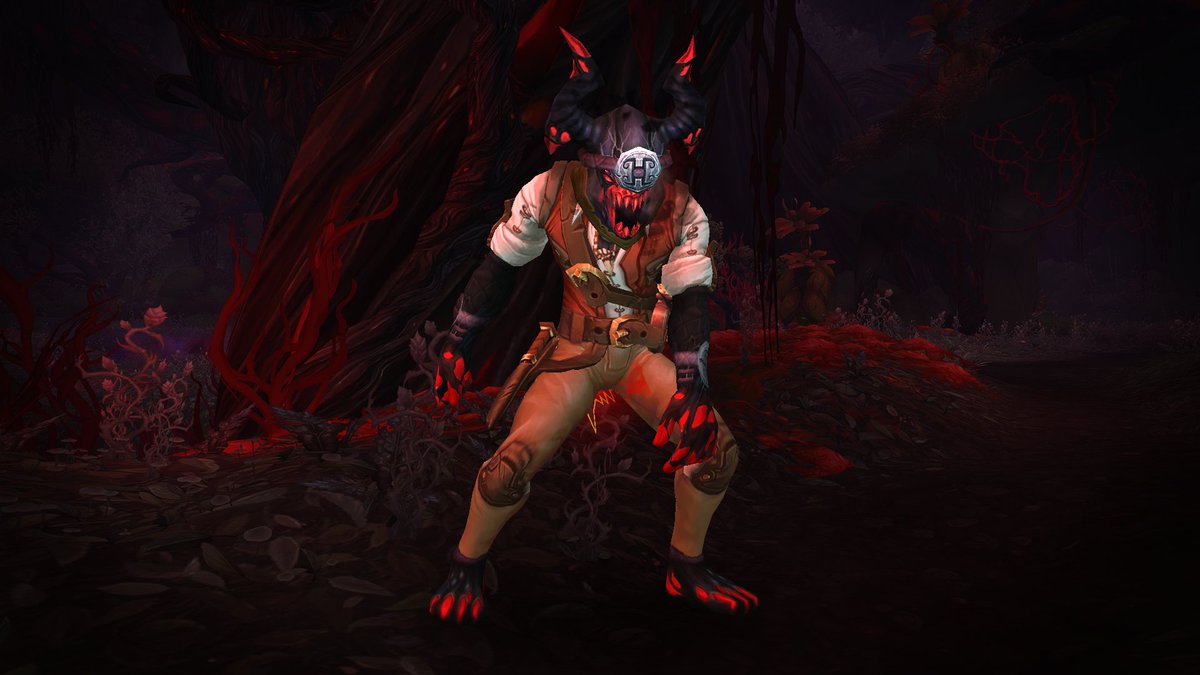 RaiderIO_WoW's tweet image. Congratulations to Ezikell for winning the Bloodstained Transmog Thursday challenge!

This awesome mog conveys gritty horror and we loved the ominous Explorers League backstory shared in the #transmog channel. 

Ezikell will be taking home a Cinder Kitten Pet!