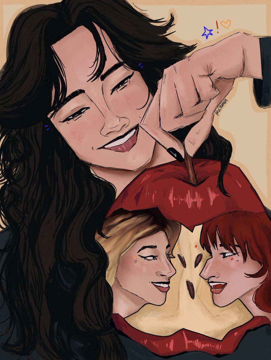 the apple trend.. but make it your fav rock trio 𖦹ׂ ₊˚⊹⋆ #TheWarning