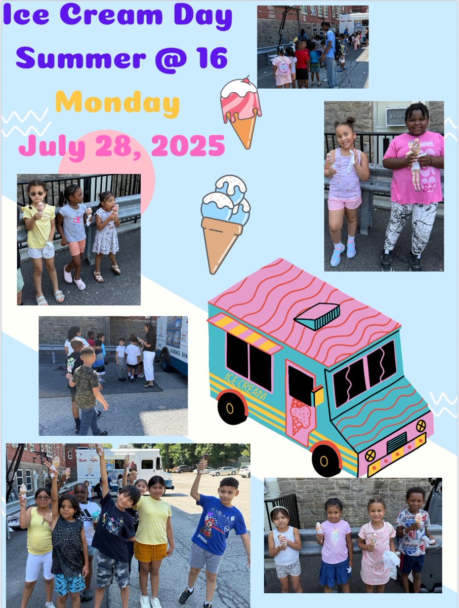 Summer 16 Ice Cream Day ⁦<a href="/YonkersSchools/">Yonkers Public Schools</a>⁩ ⁦<a href="/AnibalSolerJr/">Aníbal Soler, Jr.</a>⁩ ⁦<a href="/pulaski26/">CasimirPulaski26</a>⁩