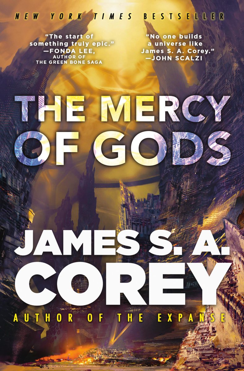 orbitbooks's tweet image. Next week, pick up the paperback edition of THE MERCY OF GODS. In the start to a spectacular new space opera trilogy from @JamesSACorey, humanity must fight for its survival in a war as old as the universe itself.