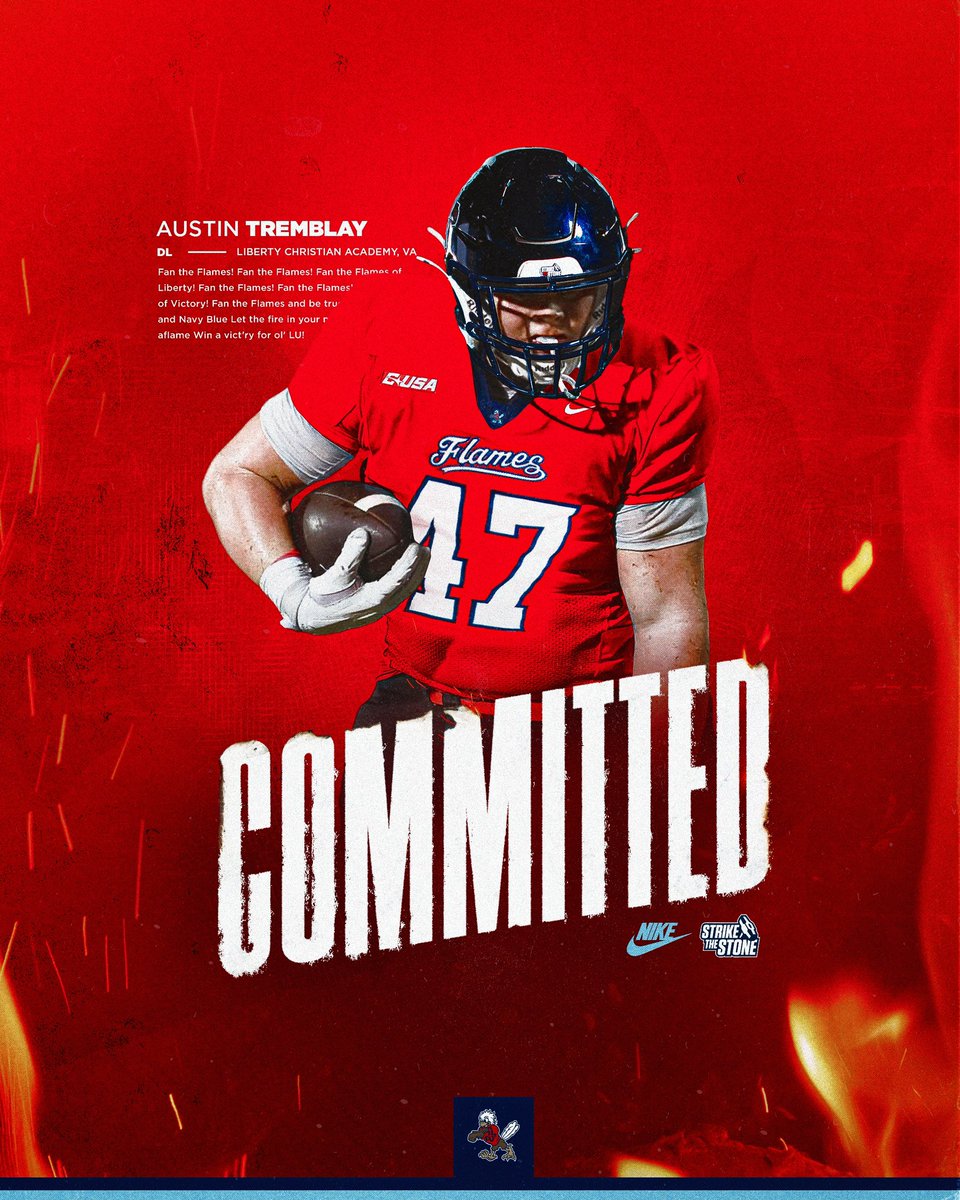 AustinGTremblay's tweet image. I’m blessed and honored to announce my commitment to Liberty University to continue my academic and athletic journey at the next level!
Thank you to GOD, my family, my coaches, and my teammates for helping me become the man and athlete I am today. Your constant support has meant…