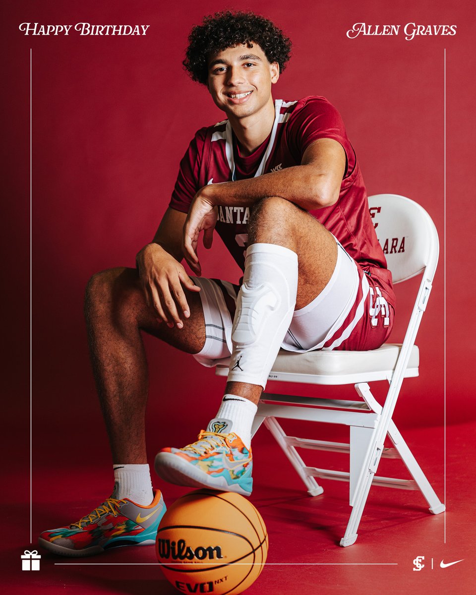 SantaClaraHoops's tweet image. wishing a very happy birthday to Allen Graves 🎉 

#StampedeAhead
