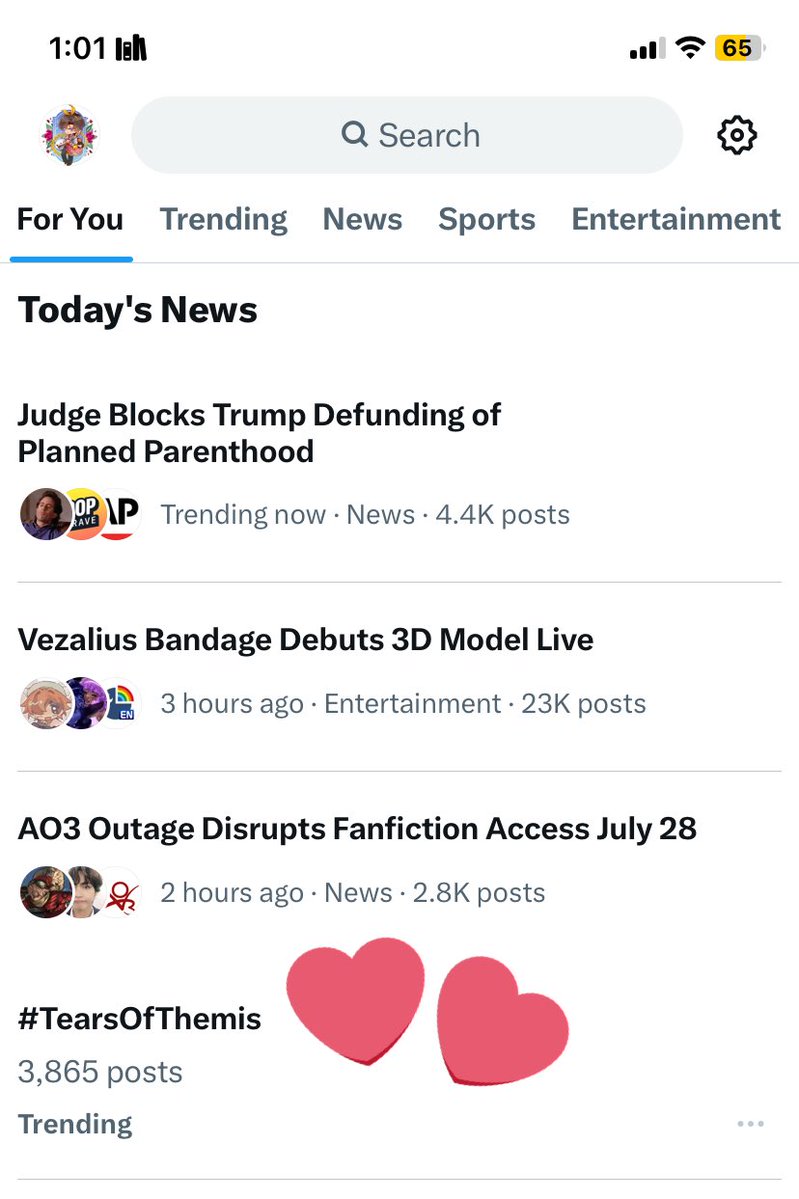 vixiiiart's tweet image. Yay #TearsOfThemis is visible again in my For You trends 😍🫶 It&apos;s been harder to see trending tags or keywords but glad to be seeing it now ✨