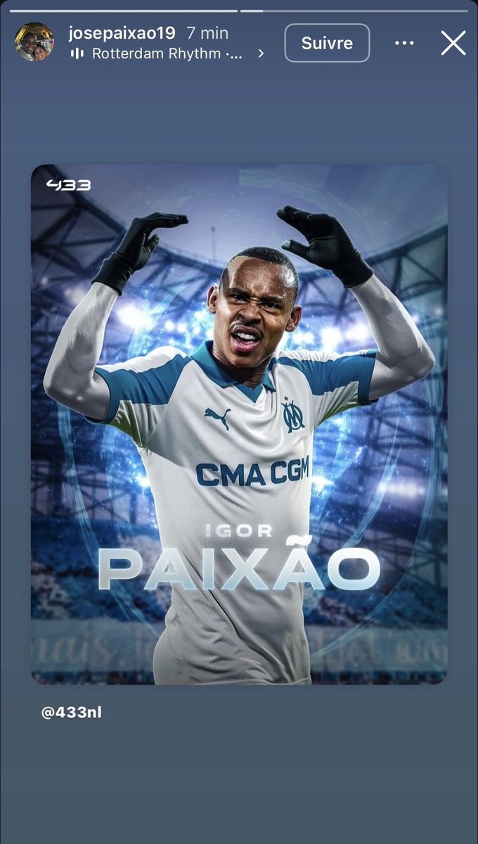 Be_OM13's tweet image. 🚨La story du père d’Igor Paixão 🇧🇷 !!! 👀