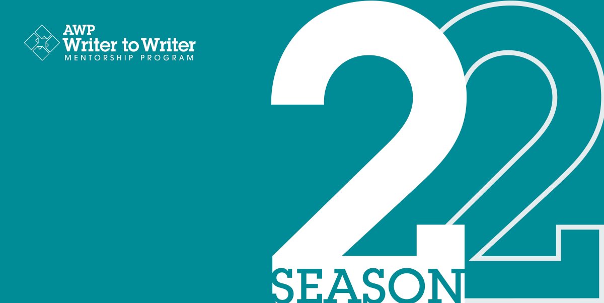 awpwriter's tweet image. Just a few days left to apply for Season 22 of the AWP Writer to Writer Mentorship Program! AWP members have until 11:59 p.m. ET on Thursday, July 31, to submit an application for a chance to get matched with a mentor in their genre. awpwriter.secure-platform.com/applications/p…