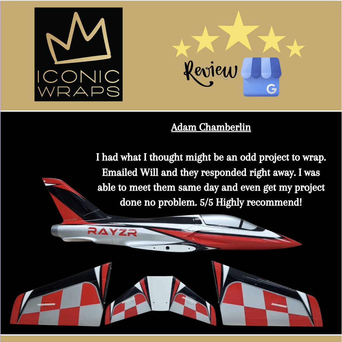 wrapiconic's tweet image. Thank you for the opportunity to work with you, Adam. We appreciate your review and the five stars you've given us.

#iconicwrap #wrapiconic #driveyourbrand #windowtintingcolumbiasc #famouslyhotcolumbia #protectyourinvestment #vinylwraps #ceramiccoating #paintprotection #ppf