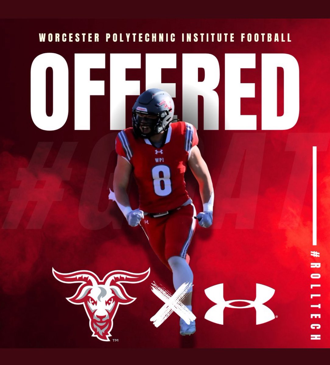 Charlie Murray (@charliemurray89) on Twitter photo After a great camp and visit, I am blessed to receive an offer to play football at Worcester Polytechnic Institute. Thank you to <a href="/CoachRobFB/">Chris Robertson</a> for this opportunity! Excited for whats to come!
Go Engineers!
<a href="/chathamfootball/">Chatham Cougars Football</a>
<a href="/Coach_Pic50/">Evan Picariello</a>
<a href="/CoachBournes8/">Chris Bournes</a>
<a href="/PatFromEH/">Pat DiMartino</a> After a great camp and visit, I am blessed to receive an offer to play football at Worcester Polytechnic Institute. Thank you to <a href="/CoachRobFB/">Chris Robertson</a> for this opportunity! Excited for whats to come!
Go Engineers!
<a href="/chathamfootball/">Chatham Cougars Football</a>
<a href="/Coach_Pic50/">Evan Picariello</a>
<a href="/CoachBournes8/">Chris Bournes</a>
<a href="/PatFromEH/">Pat DiMartino</a>