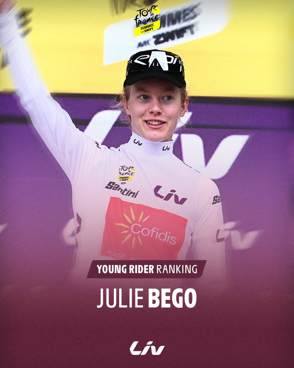 LeTourFemmes's tweet photo. 🎽 Jerseys after stage 3️⃣ / Maillots distinctifs après l'étape 3️⃣

💛 @marianne_vos 🇳🇱
💚 Lorena Wiebes 🇳🇱
🔴⚪️ Elise Chabbey 🇨🇭
👶 Julie Bego 🇫🇷

#TDFF2025 l #WatchTheFemmes l @GoZwift https://t.co/Gkps3Ph66V