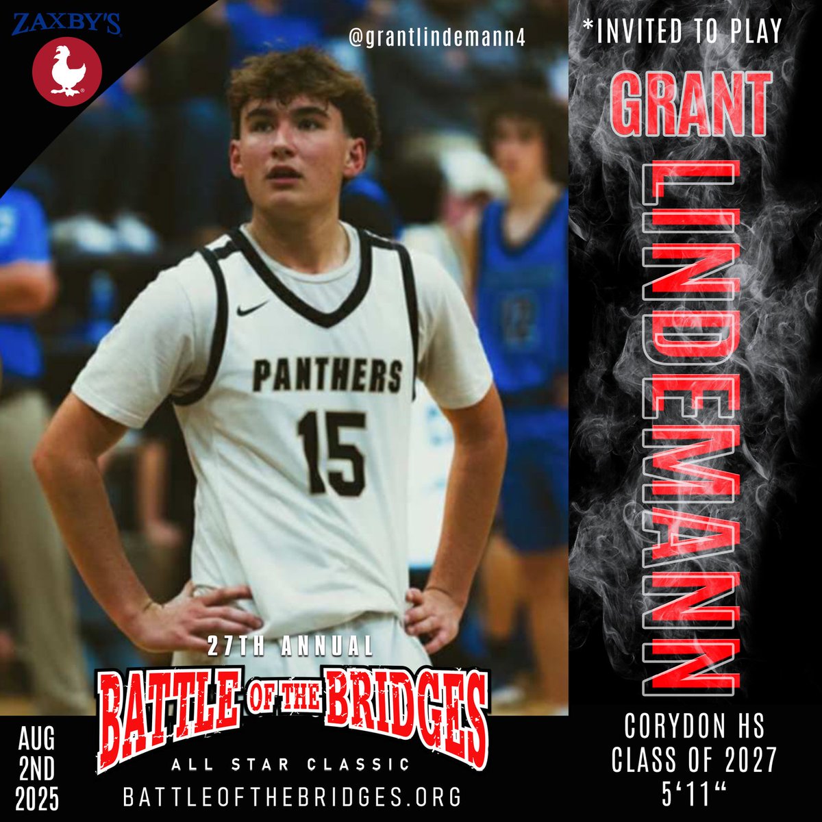 Battle 2025 Hotline
502-819-HOOP(4667)
battleofthebridges.org
<a href="/joshcookNT/">Josh Cook</a> <a href="/brittdelbarba/">Britt Del Barba</a> <a href="/FocusProgoggles/">TheFocusPro</a> <a href="/KendrickHaskins/">Kendrick HaskinsWave</a> <a href="/KevinHarris_IU/">Kevin Harris</a> <a href="/TomLaneWDRB/">Tom Lane</a> <a href="/riseupsports1/">Rise Up Sports Media</a> <a href="/Zaxbys/">ZAXBYS</a> <a href="/sports_cj/">Courier Journal Sports</a> <a href="/ADChernoff/">Andrew Chernoff - WISH-TV</a> <a href="/BenPeineWeather/">Ben Peine</a> <a href="/RealDYates/">Dominique Yates</a> <a href="/MorganMcGarvey/">Morgan McGarvey</a> <a href="/LouisvilleMayor/">Mayor Craig Greenberg</a> <a href="/Pharveytv/">Preston Harvey</a> <a href="/KORTPT/">KORT PhysicalTherapy</a>