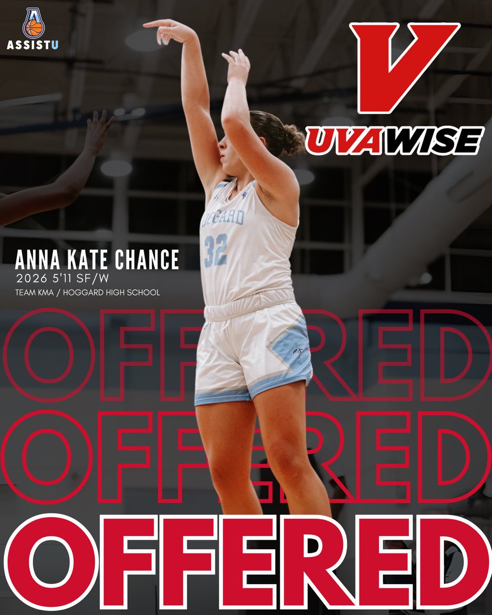 Anna Kate (AK) Chance (@annakatechance1) on Twitter photo Super excited to announce I have received an offer from <a href="/UVAWISEWBB/">UVA WISE BASKETBALL</a> !! Thank you <a href="/CoachCluesman/">Coach Jamie Cluesman</a> and <a href="/coachtaymiller/">Coach Taylor Miller</a> !! <a href="/Assist_U_/">AssistU Recruiting</a> <a href="/Teamkma24/">Team KMA</a> <a href="/coachkent02/">#alwaysinthegym</a> Super excited to announce I have received an offer from <a href="/UVAWISEWBB/">UVA WISE BASKETBALL</a> !! Thank you <a href="/CoachCluesman/">Coach Jamie Cluesman</a> and <a href="/coachtaymiller/">Coach Taylor Miller</a> !! <a href="/Assist_U_/">AssistU Recruiting</a> <a href="/Teamkma24/">Team KMA</a> <a href="/coachkent02/">#alwaysinthegym</a>