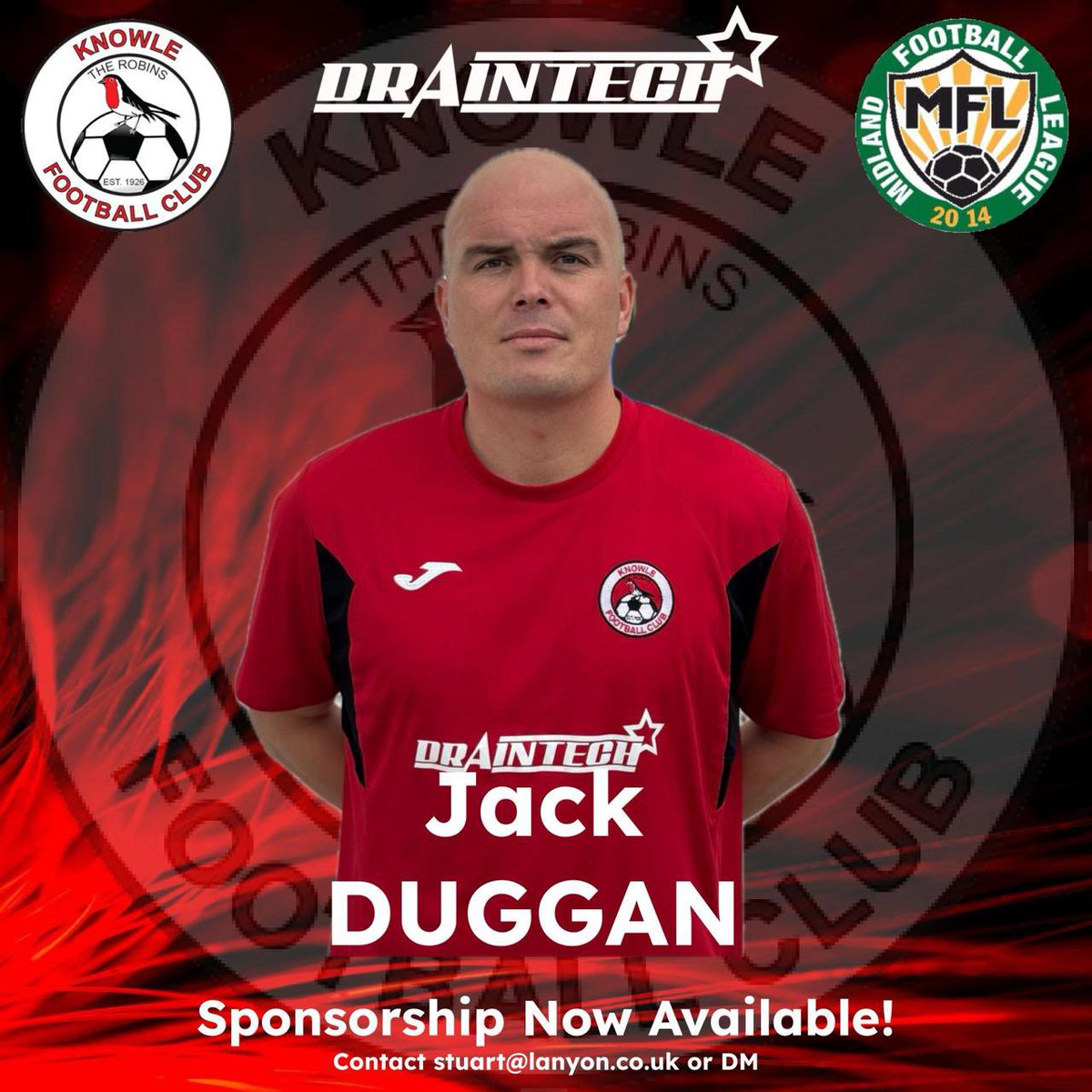 Knowle_FC's tweet image. 𝗗𝘂𝗴𝗴𝗮𝗻 𝗿𝗲𝘁𝗮𝗶𝗻𝗲𝗱 𝗮𝗻𝗱 𝗮𝗽𝗽𝗼𝗶𝗻𝘁𝗲𝗱 𝗮𝘀𝘀𝗶𝘀𝘁𝗮𝗻𝘁 𝗺𝗮𝗻𝗮𝗴𝗲𝗿 🔴⚫️
Clive & Matt Seeley are delighted to announce that Jack Duggan will continue playing next season and take on a key coaching role as assistant manager 👏🤩
#UpTheRobins🔴⚫️