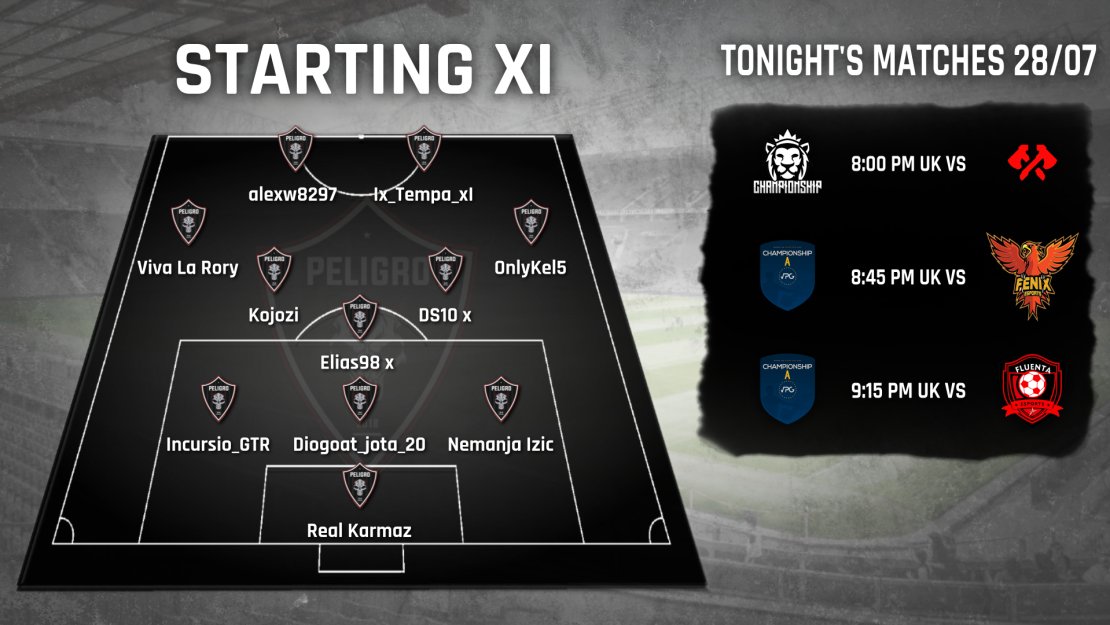 Our first night of the summer season begins!  <a href="/VPGUK/">VPG United Kingdom</a> <a href="/VPGEurope/">Virtual Pro Gaming | Europe</a> <a href="/OfficialVPG/">Virtual Pro Gaming</a> 

UK 8:00: <a href="/95Vikings_VPG/">95Vikings VPG</a> 
EU 8:45: <a href="/FenixEAFC/">Fenix</a> 
EU 9:15: <a href="/Fluente_Esports/">Fluenta Esports</a>