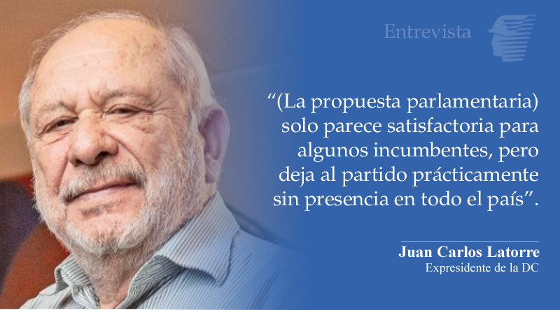 __elmercurio's tweet image. Juan Carlos Latorre: “Es un error que debilita en forma lamentable las proyecciones políticas futuras de la DC” digital.elmercurio.com/2025/07/28/C/1…
