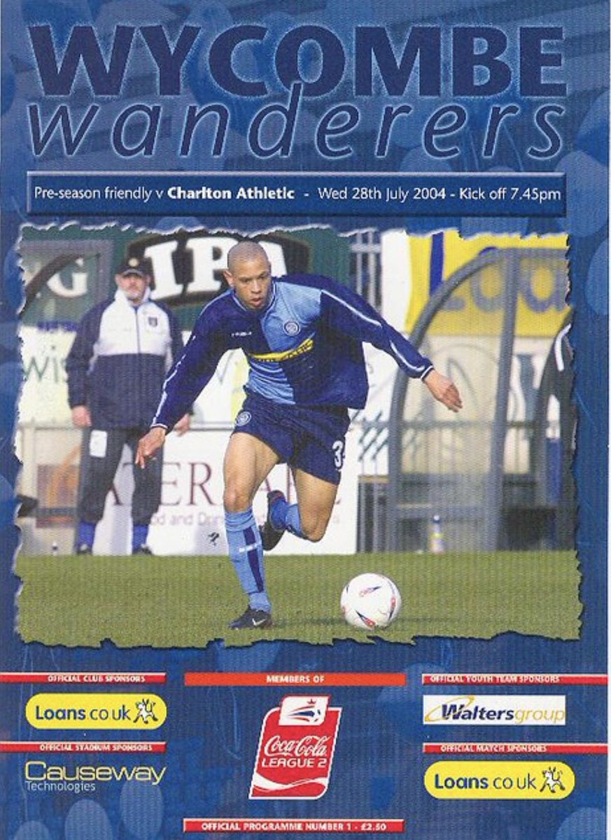 CafcFacts's tweet image. 28/7/2004 Wycombe Wanderers 1 #cafc 2
Shaun Bartlett and Bryan Hughes with the goals for Charlton Athletic at Adams Park in this pre season friendly