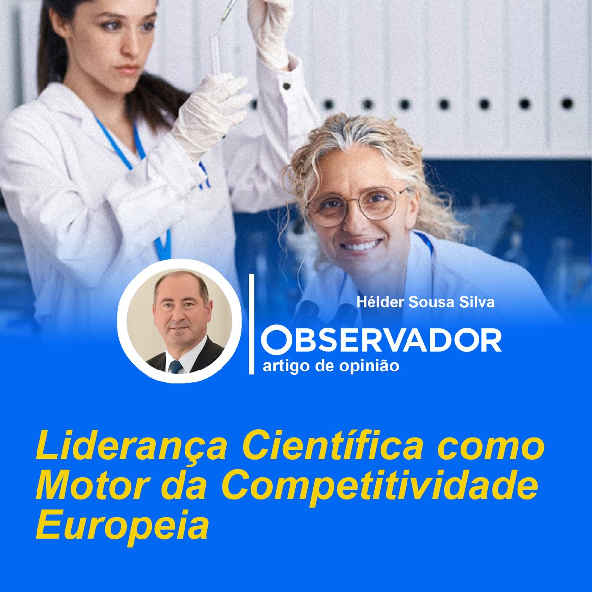 (O meu artigo desta semana no jornal Observador)

"O desafio é evidente. Reduzir as condicionantes que levam investigadores e cientistas europeus a saírem, mas, sobretudo, remover barreiras e obstáculos e criar condições para garantir o seu regresso"

ler mais em: 👇👇👇👇👇👇