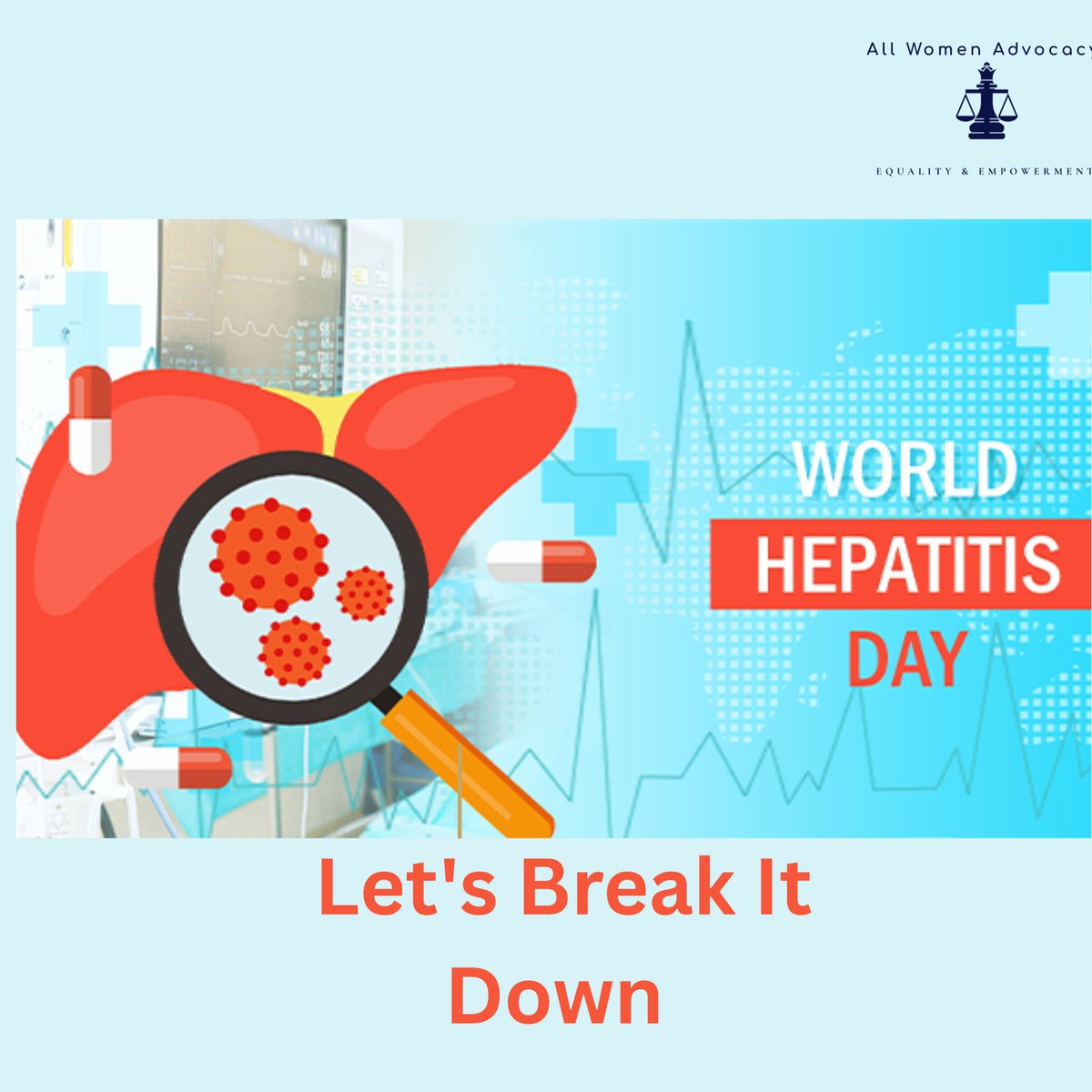 This #WorldHepatitisDay, let's stand together to "Break It Down" and build a healthier world for all. Get tested, get informed
#HepatitisAwareness #HealthEquity