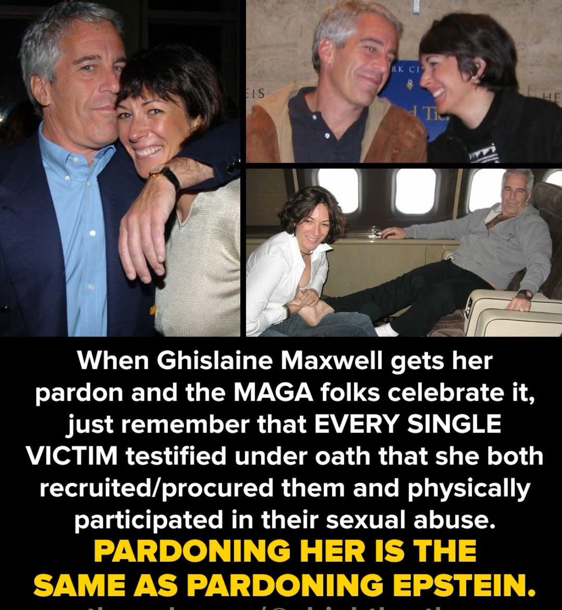 Dr. Mike 🌊💙🌊 (@frankmikedavis1) on Twitter photo <a href="/LeadingReport/">Leading Report</a> 😡 Ghislaine Maxwell TOLD a reporter that Epstein had tapes of Trump and Clinton‼️
😲 She can't deny saying this, NOW, whether Pardoned by TraitorFelon45, or not‼️
independent.co.uk/news/world/ame… <a href="/LeadingReport/">Leading Report</a> 😡 Ghislaine Maxwell TOLD a reporter that Epstein had tapes of Trump and Clinton‼️
😲 She can't deny saying this, NOW, whether Pardoned by TraitorFelon45, or not‼️
independent.co.uk/news/world/ame…