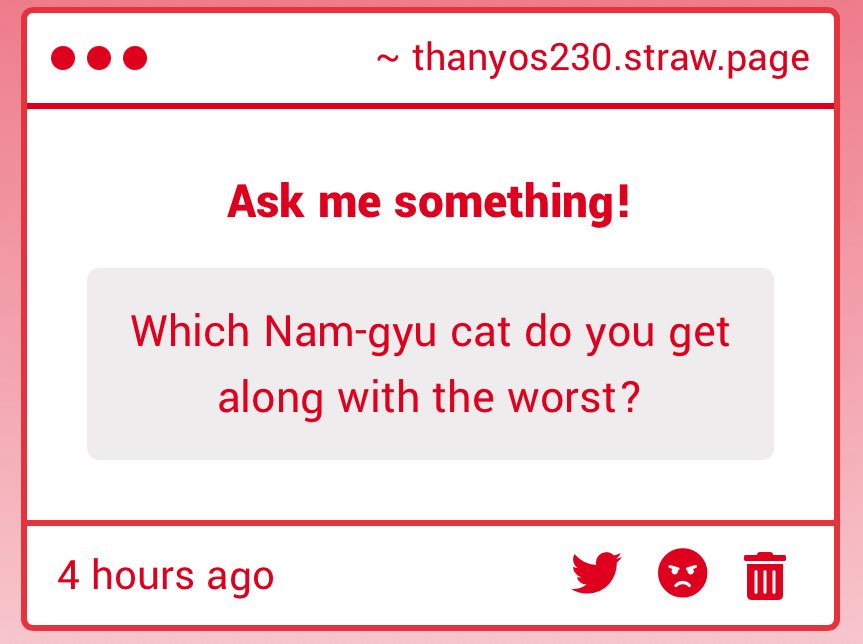 THANYOS_230's tweet image. kittyamine, fluffy white Scary looking demon. idk what she wants from me. she likes to gnaw on my fingers n shit. namsu likes to say we’re one in the same. she’s prob jealous of Thanos the Great 💯💯