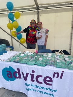AdviceNI's tweet image. 🌈 Proud to stand with Belfast Pride! 🌈 The Advice NI team celebrated at the Pride Awards and Village, sharing info and support. Here for everyone, all year! 💜👉 Learn more: [Insert link] #BelfastPride #PrideVillage #AdviceNI  #Pride2025