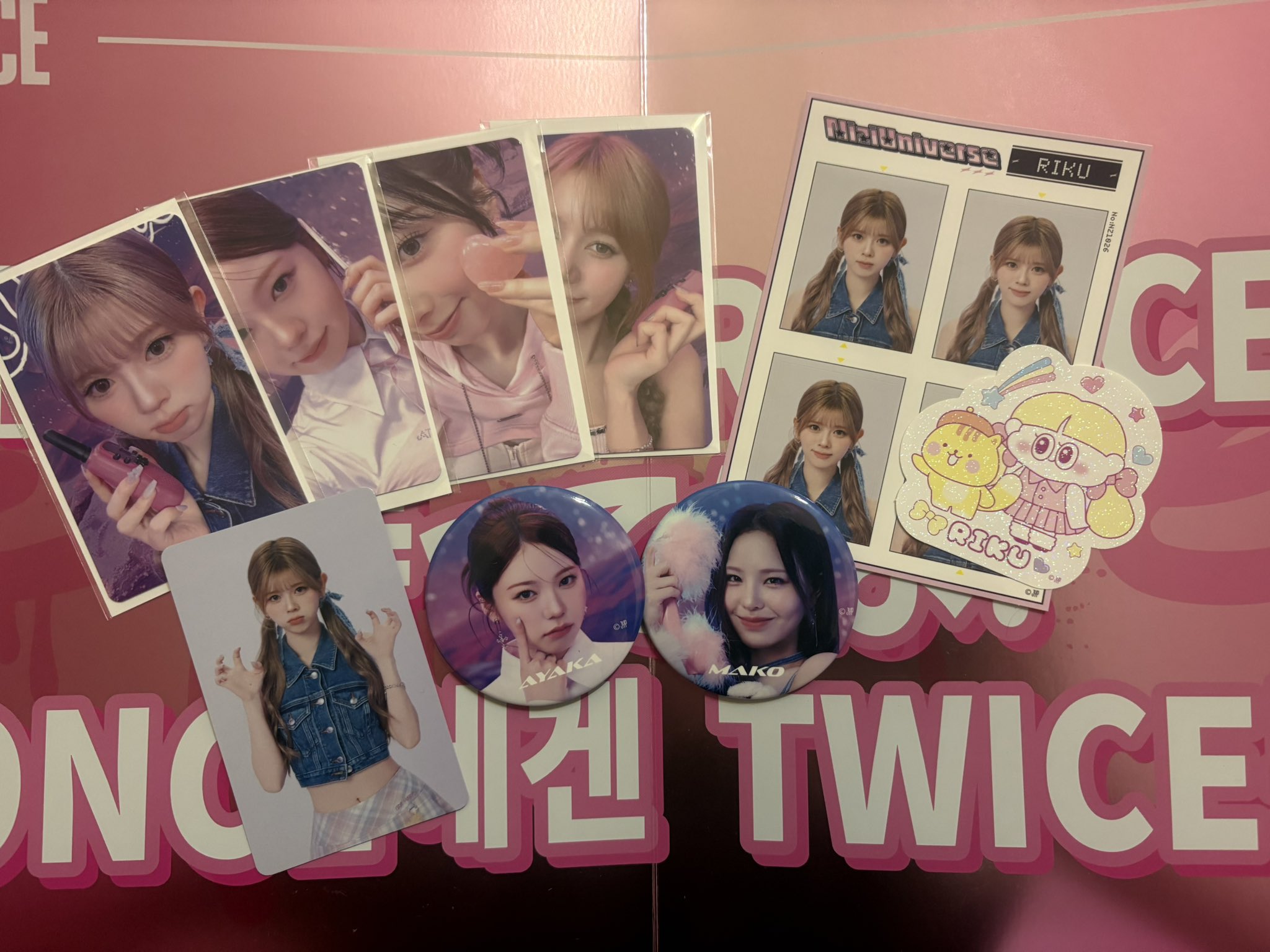 niziu アヤカ 直筆サイン入りチェキ ローソン くじ