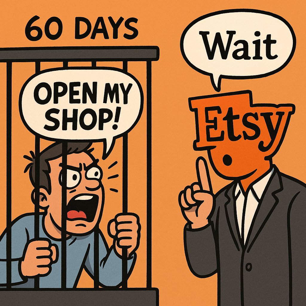 snnxtu's tweet image. 🔁 Update on My Case with @Etsy @jgsilverman 

After my thread, Etsy reached out asking for the email address linked to my account. I replied immediately.

It’s now been 5 more days. Still no resolution. Still no direct contact. Still losing sales every single day.

Let’s be…