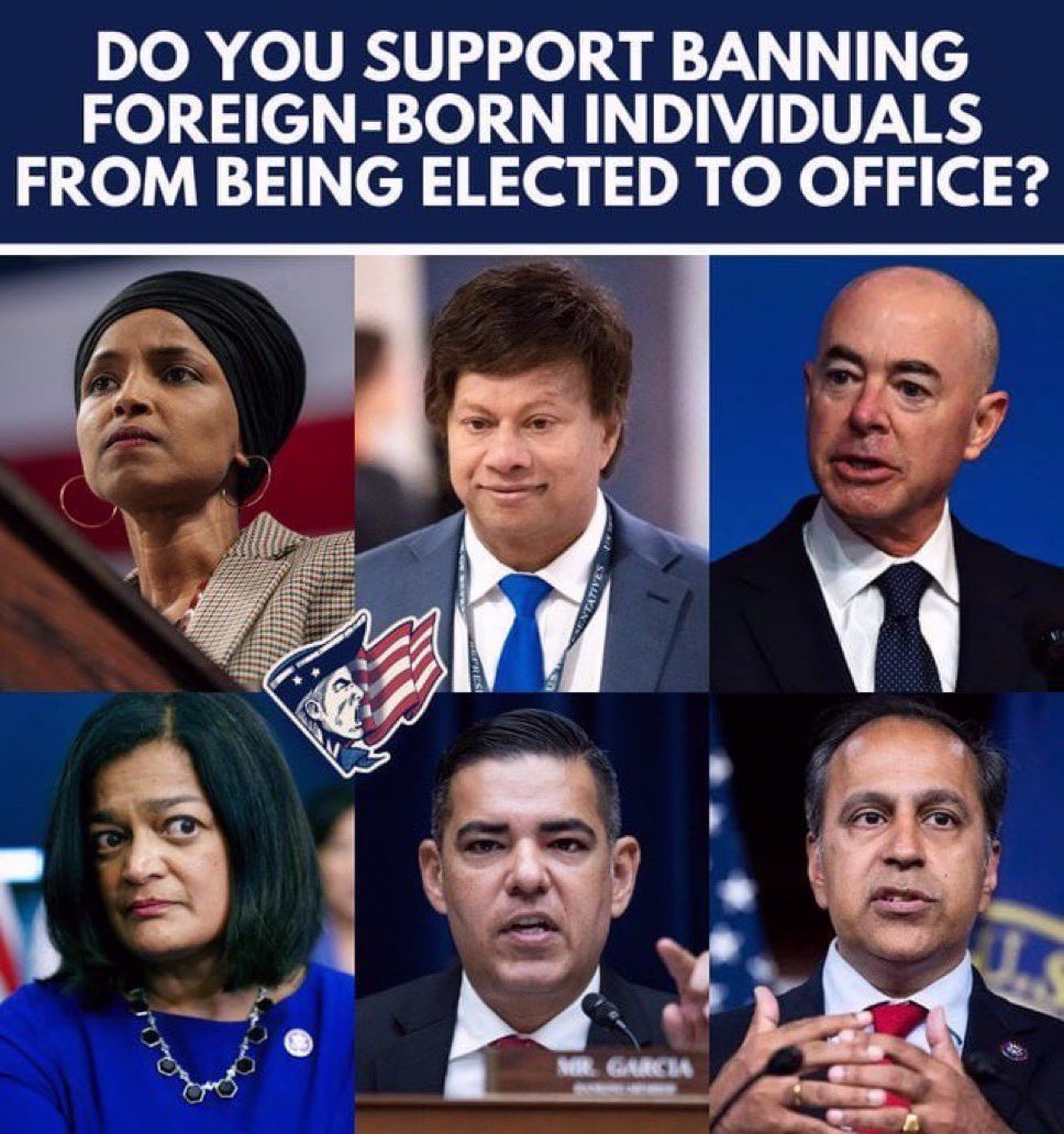 Do you Support Banning Foreign-Born Individuals ? Yes Or No