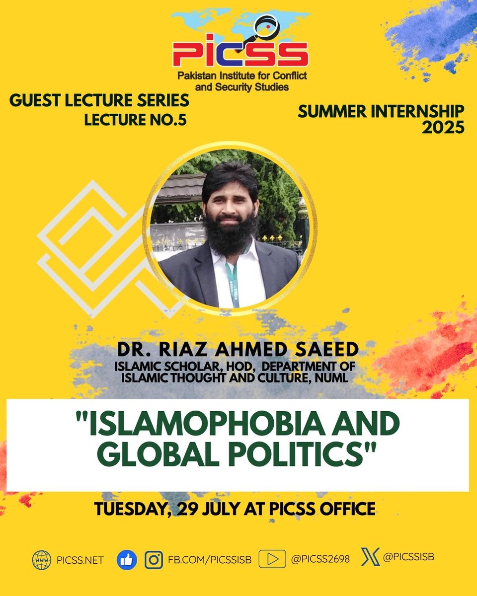 PICSSIsb's tweet image. 5th lecture of Guest Lecture Series 
#PICSSSUMMERINTERNSHIP2025