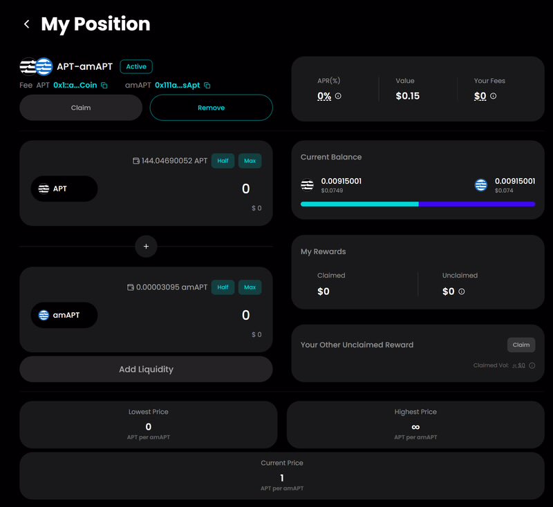 _rumaisah's tweet image. Adding or removing liquidity on @hyperion_xyz is actually super easy here’s how I did it:
First, go to the “Position” page. That’s where you’ll see all your open positions. On the right, there’s a button that says “Add/Remove” click that.
If you want to add liquidity, just type…