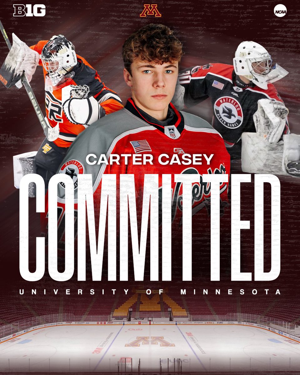 Carter Casey (@caseytendy34) on Twitter photo I am proud and honored to announce my commitment to further my education and continue playing hockey at the University of Minnesota. I want to thank my family, friends, teachers, coaches, and most importantly my parents for helping me become the person that I am today. #gogophs I am proud and honored to announce my commitment to further my education and continue playing hockey at the University of Minnesota. I want to thank my family, friends, teachers, coaches, and most importantly my parents for helping me become the person that I am today. #gogophs