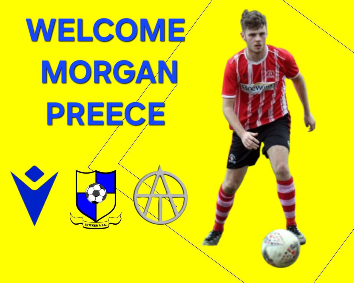 StickerAFC's tweet image. Delighted to welcome forward Morgan Preece to the club.
Having impressed with our Reserves over preseason, we are looking forward to seeing how this talented young man grows at Burngullow.
@swsportsnews | #UpTheSticky